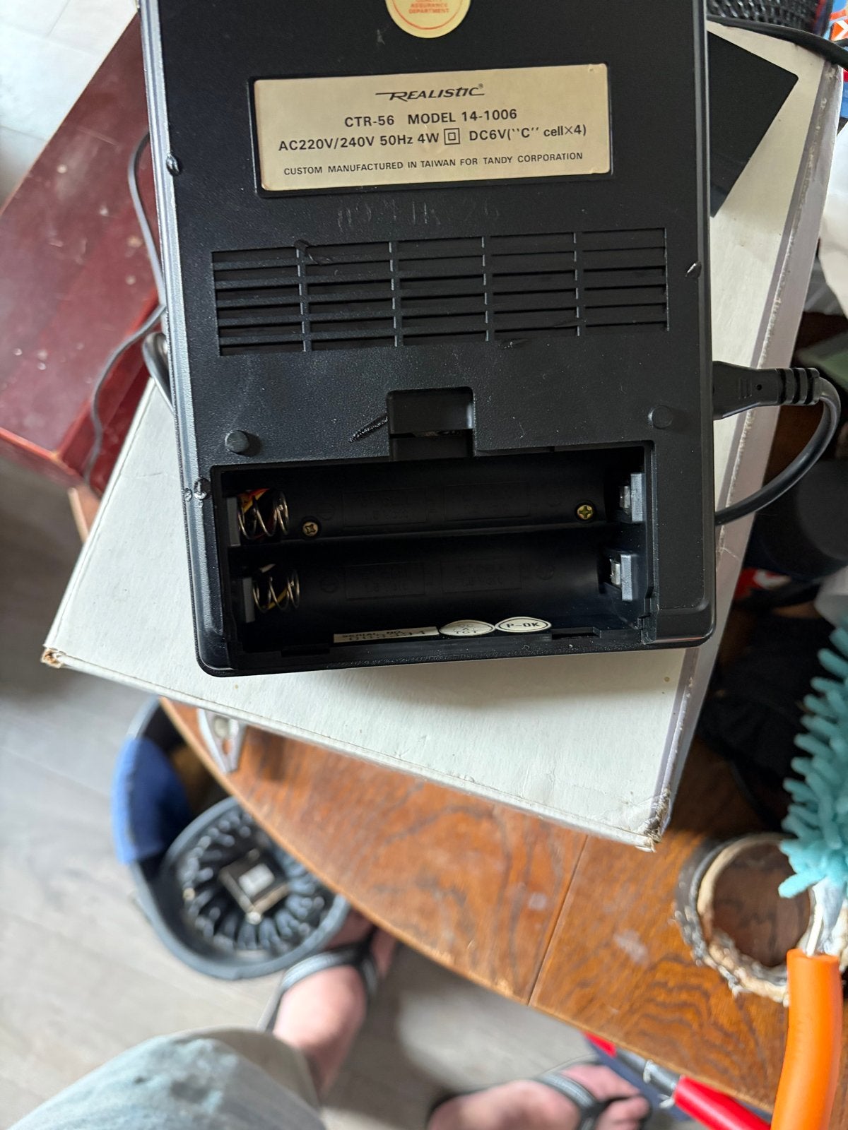 Realistic CTR-56 Cassette Bandrecorder met microfoon, Audio, Tv en Foto, Ophalen of Verzenden, Bandrecorder
