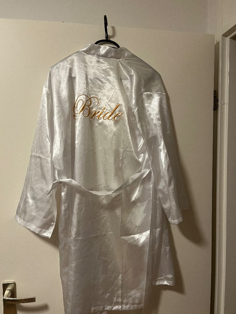 Bride ochtendjas, Ophalen, Zo goed als nieuw, Kostuum, Geboorte of Huwelijk