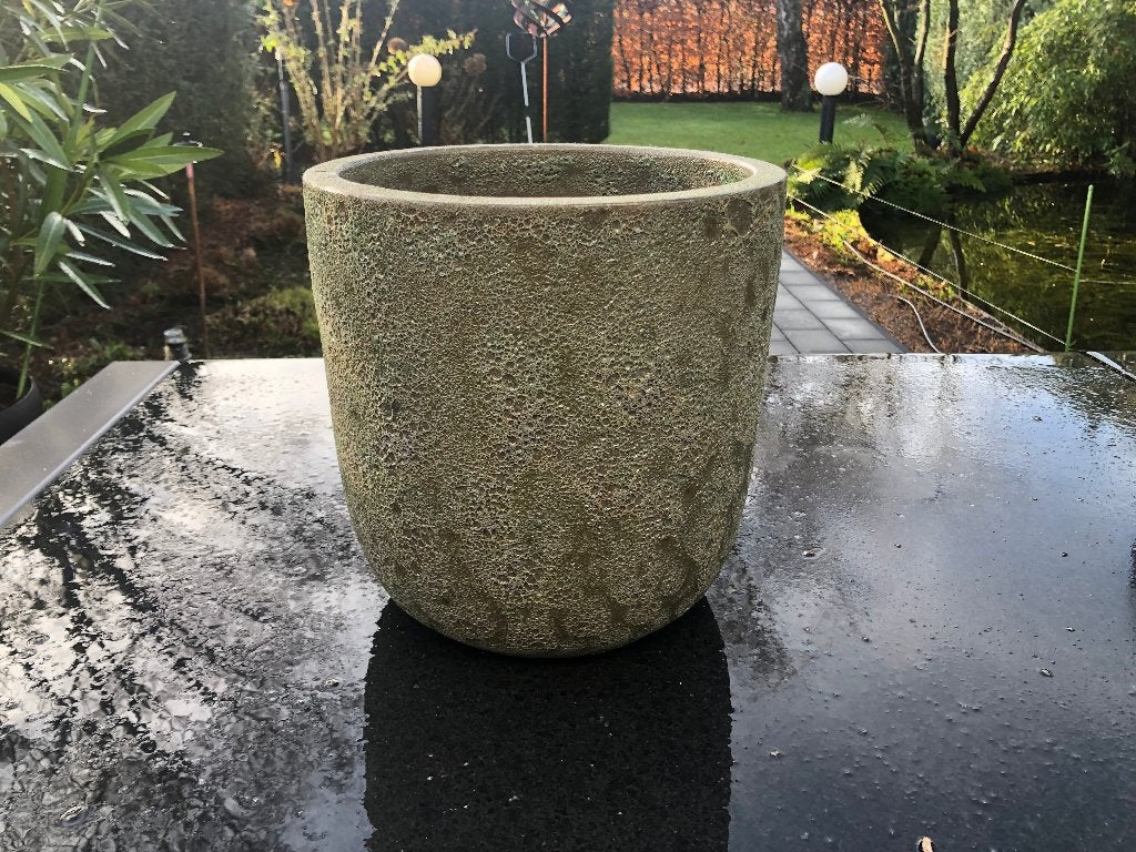 Hoogwaardige decoratieve bloempot voor binnen en buiten, Tuin en Terras, Bloempotten, 25 tot 40 cm, Rond, Ophalen of Verzenden