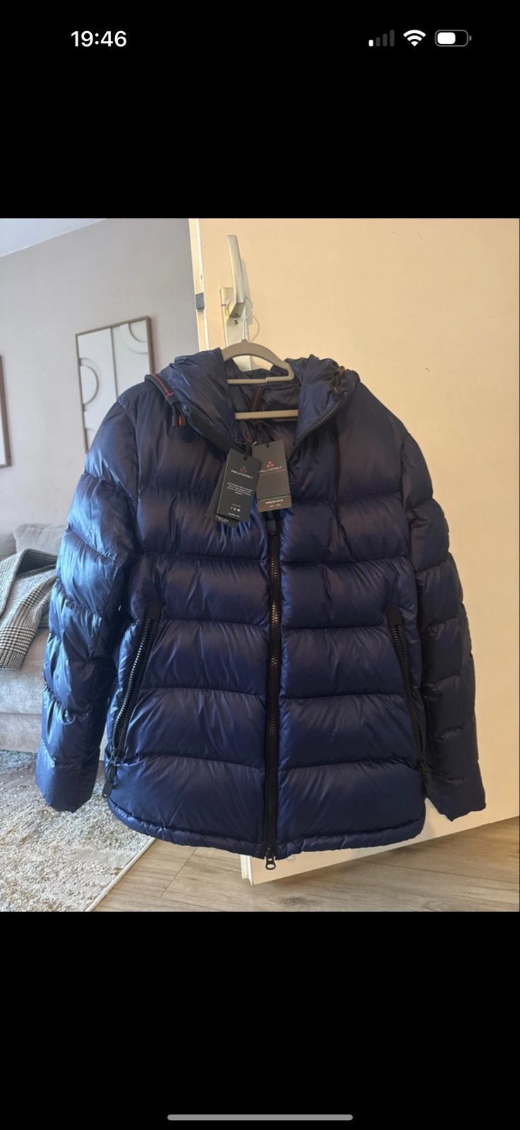 Peuterey Winterjas Marineblauw - Nieuw met prijskaartje, Ophalen, Nieuw, Overige maten, Blauw