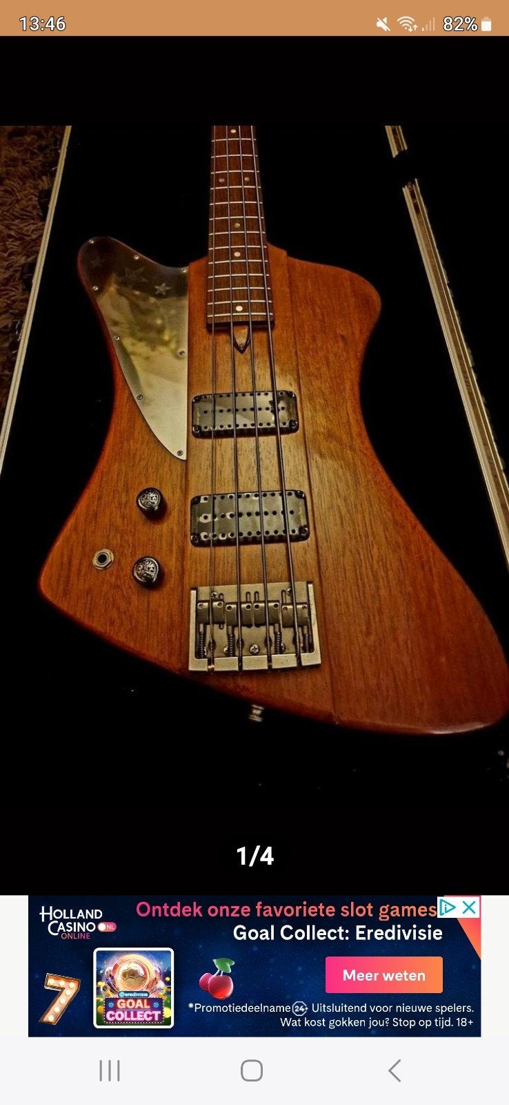 Foto 5 van Unieke Custom Gebouwde Basgitaar - Houtkleur