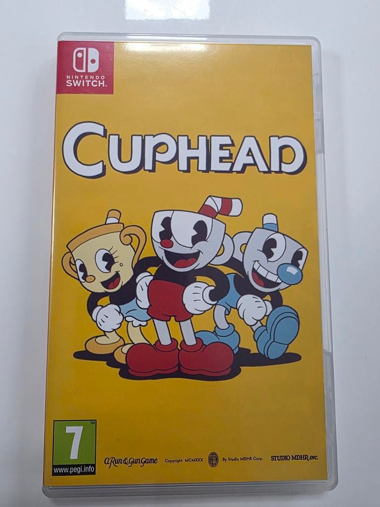 Cuphead Nintendo Switch Game - Zo goed als nieuw, Avontuur en Actie, 2 spelers, Eén computer, Ophalen of Verzenden