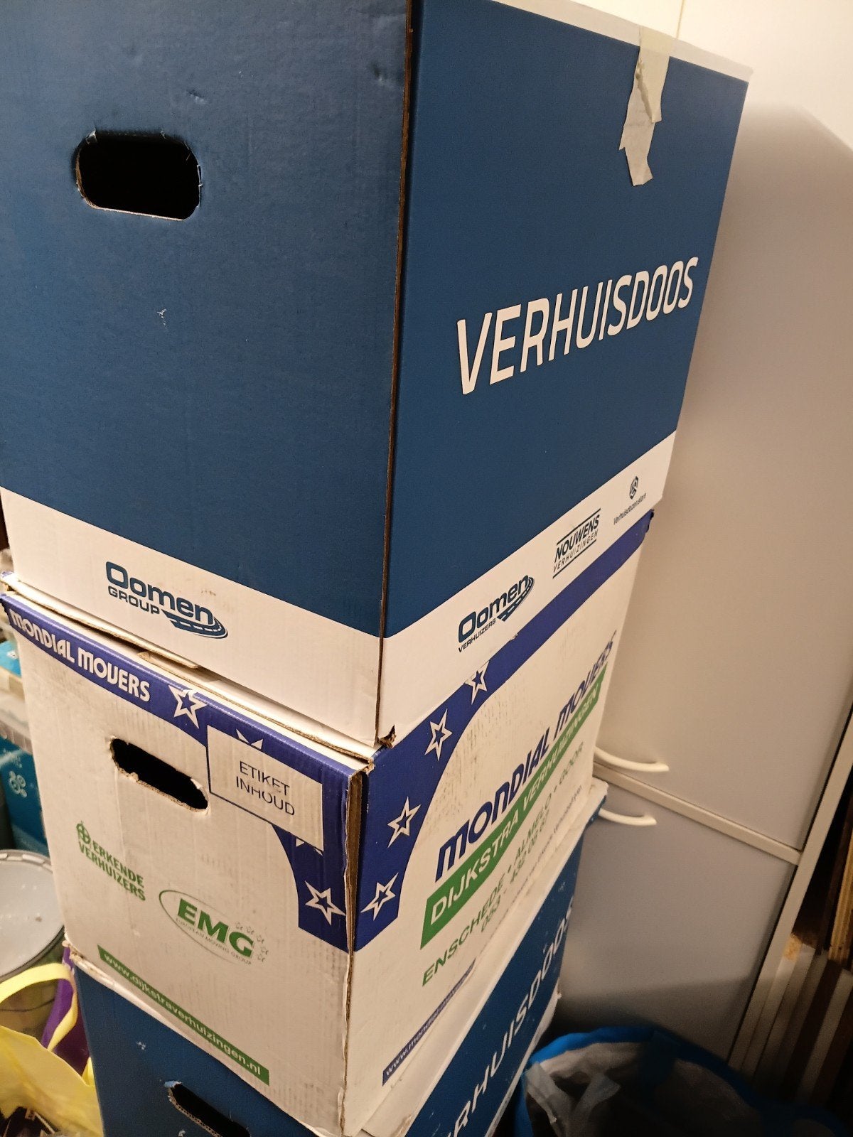 Verhuisdozen en veel dozen extra, Ophalen, 40 tot 60 cm, 50 tot 75 cm, 35 tot 50 cm