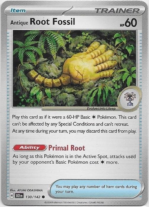 Stellar Crown,  Antique Root Fossil [common] 130/142, Verzenden, Nieuw, Losse kaart