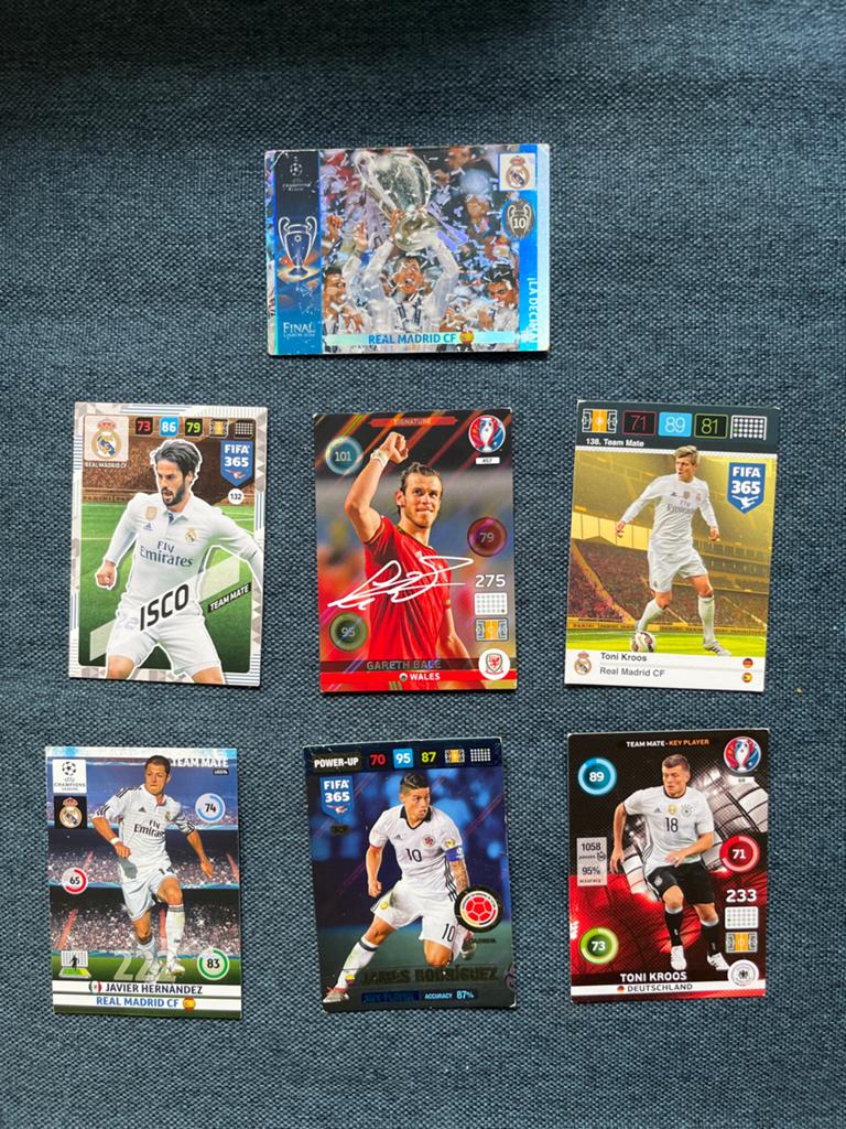 FIFA 365 Voetbalkaartjes Real Madrid - Diverse Spelers, Ophalen of Verzenden, Gebruikt, Buitenlandse clubs, Spelerskaart