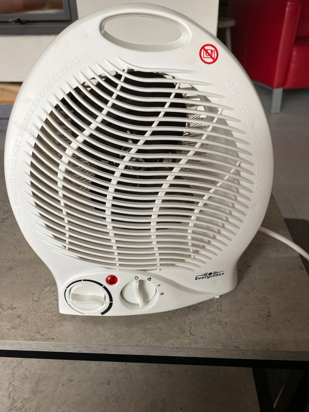 Everglades Ventilator EV98 - 2000W - Wit, Witgoed en Apparatuur, Ophalen of Verzenden, Gebruikt, Overige