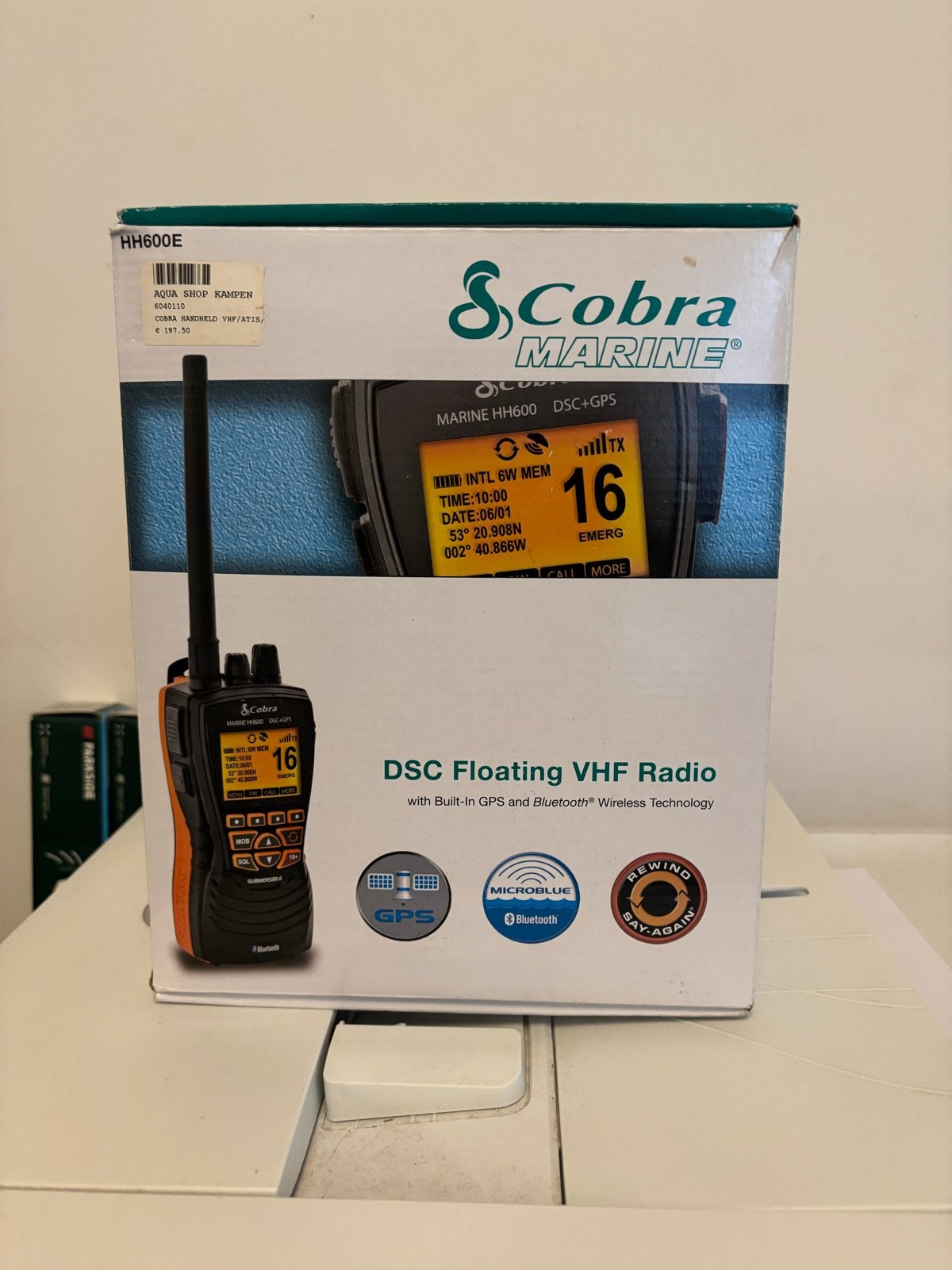 Cobra Marine HH600E DSC  Radio met GPS & Bluetooth portofoon, 5 tot 15 km, Nieuw, Ophalen of Verzenden, Portofoon of Walkie-talkie