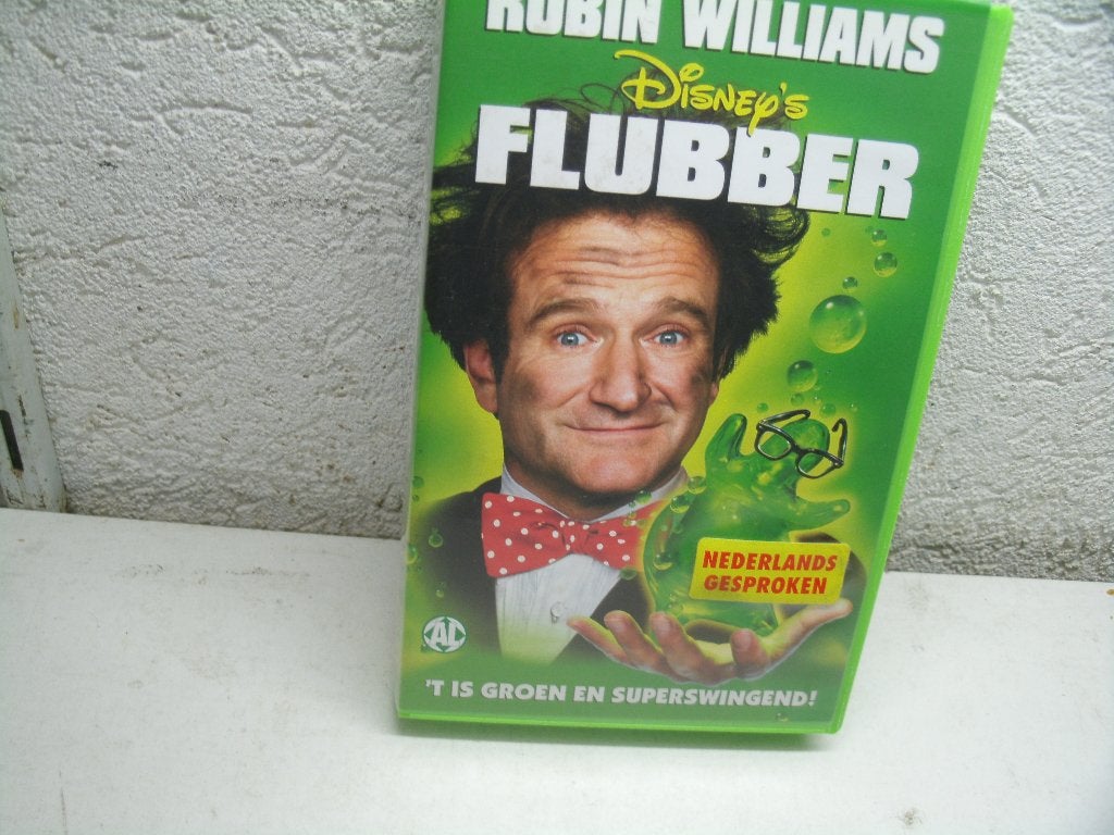 vhs 121b flubber, Alle leeftijden, Ophalen of Verzenden, Zo goed als nieuw, Actie en Avontuur