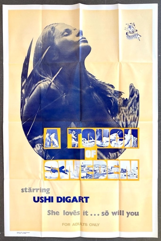 Touch of Sweden (1971) - Originele filmposter, Verzamelen, Ophalen of Verzenden, Zo goed als nieuw, A1 t/m A3, Film en Tv