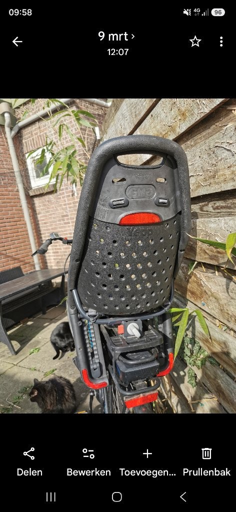 Achterzitje, Ophalen, Achterzitje, Yepp, 0 t/m 18 kg