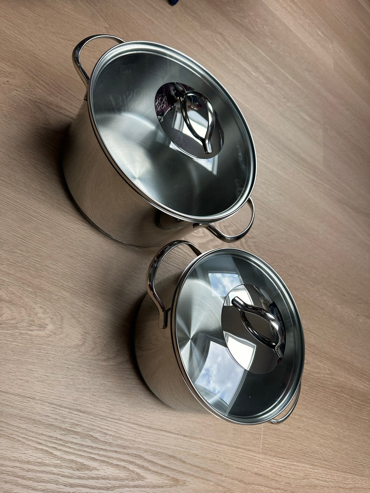 Nieuwe WMF Kookpannen Set - RVS met Deksel, Met deksel, Nieuw, Pannenset, Ophalen of Verzenden
