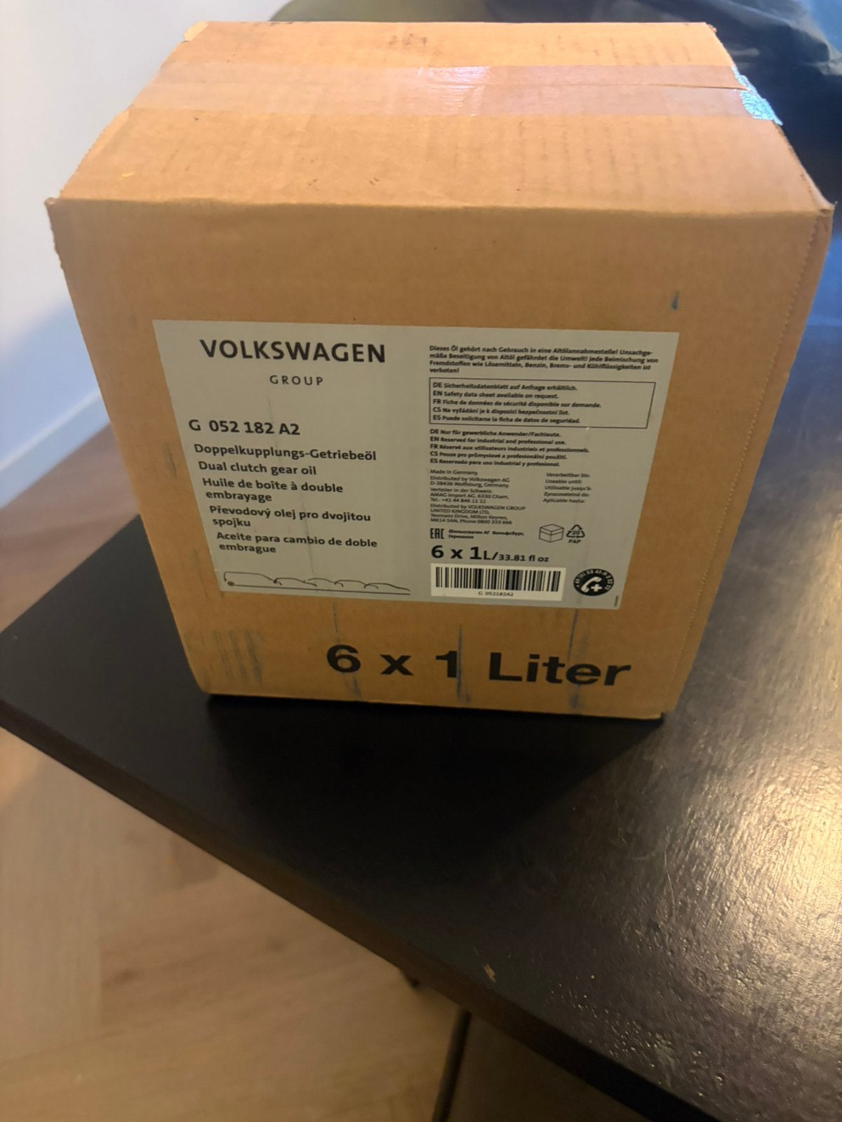 6 liter Dsg olie G 052 182 A2 Volkswagen Audi Seat Skoda, Auto-onderdelen, Ophalen of Verzenden, Nieuw, Skoda