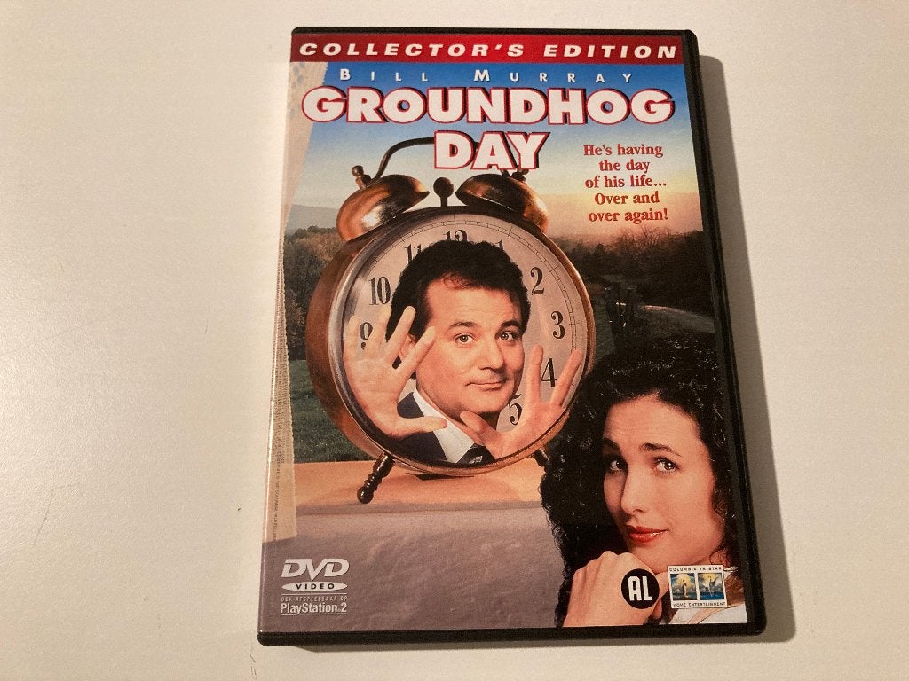 Groundhog Day - Bill Murray DVD (3), Cd's en Dvd's, Dvd's | Komedie, Alle leeftijden, Ophalen of Verzenden, Zo goed als nieuw