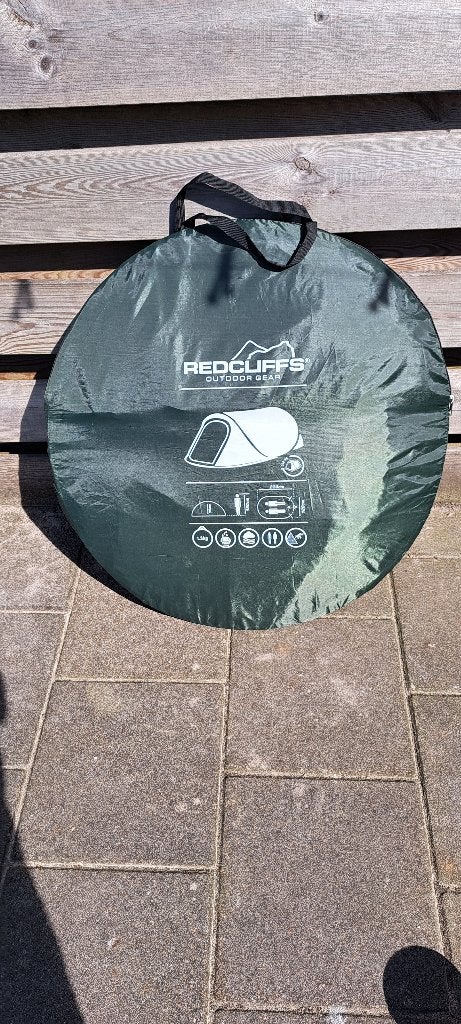 Pop up tent, Caravans en Kamperen, Ophalen, Zo goed als nieuw, Tot en met 2