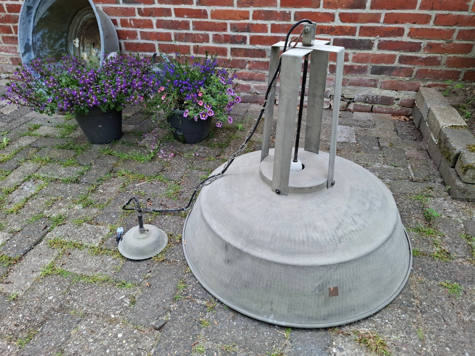 HK Living hanglamp,  industrieel, Ophalen, Gebruikt, Industrieel, E27 (groot)