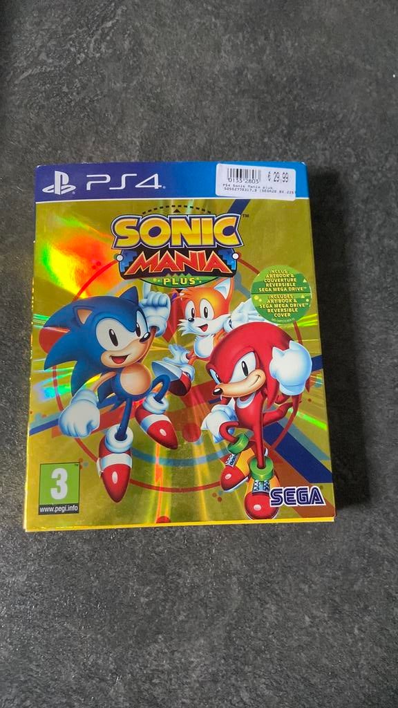 Sonic mania, Avontuur en Actie, 1 speler, Ophalen of Verzenden, Zo goed als nieuw