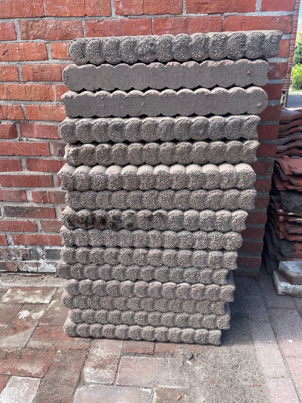 Palissadeband oker 50x25 cm - 15 stuks, Ophalen, Gebruikt, Overige typen