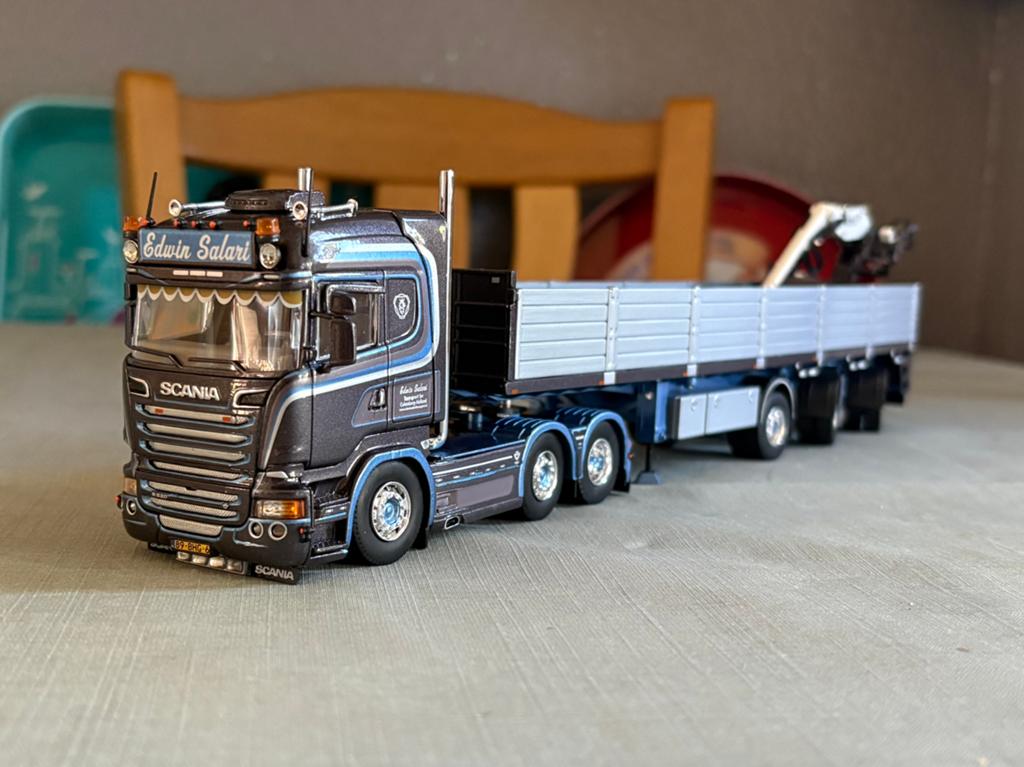 TEKNO scania R streamline van EDWIN SALARI, Ophalen of Verzenden, Zo goed als nieuw, Bus of Vrachtwagen, Tekno