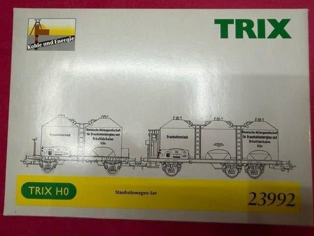 TRIX H0 Staubsilo wagon-set - Kohle und Energie - Nieuw, Gelijkstroom, Trix, Ophalen of Verzenden, Nieuw