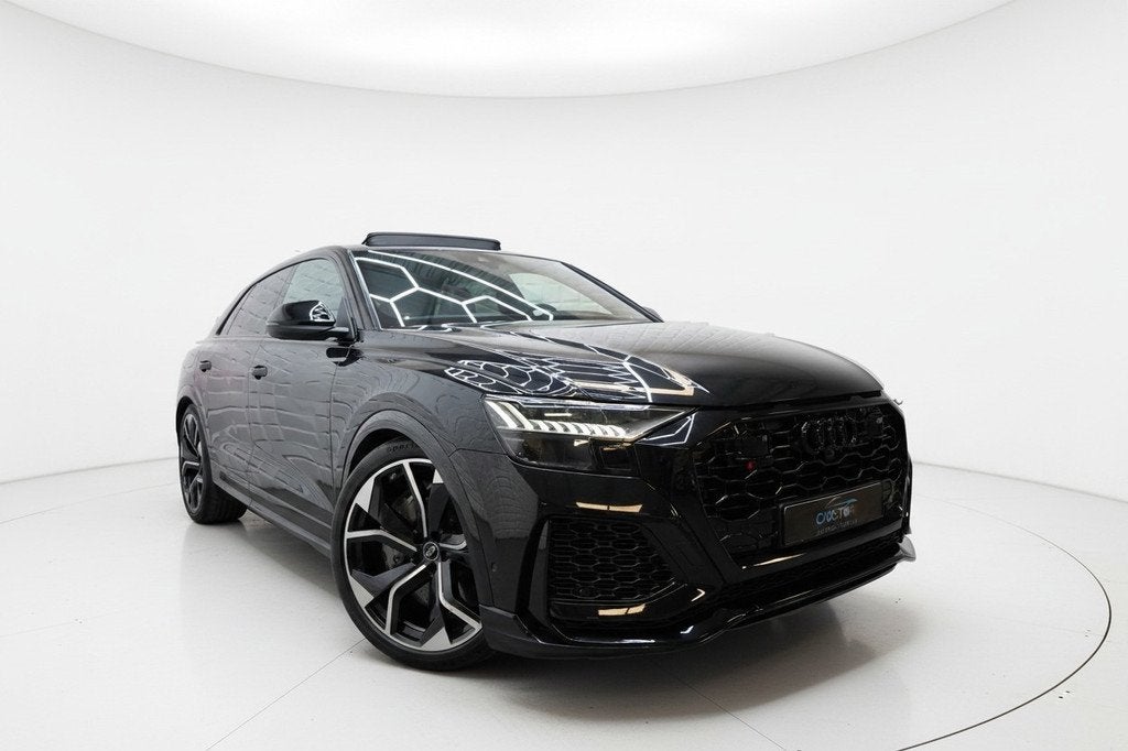 Audi RSQ8 4.0 TFSI RS Q8 quattro PANO AKRA HUD 3D B&O VOLL, Auto's, Gebruikt, 600 pk, Zwart, Leder