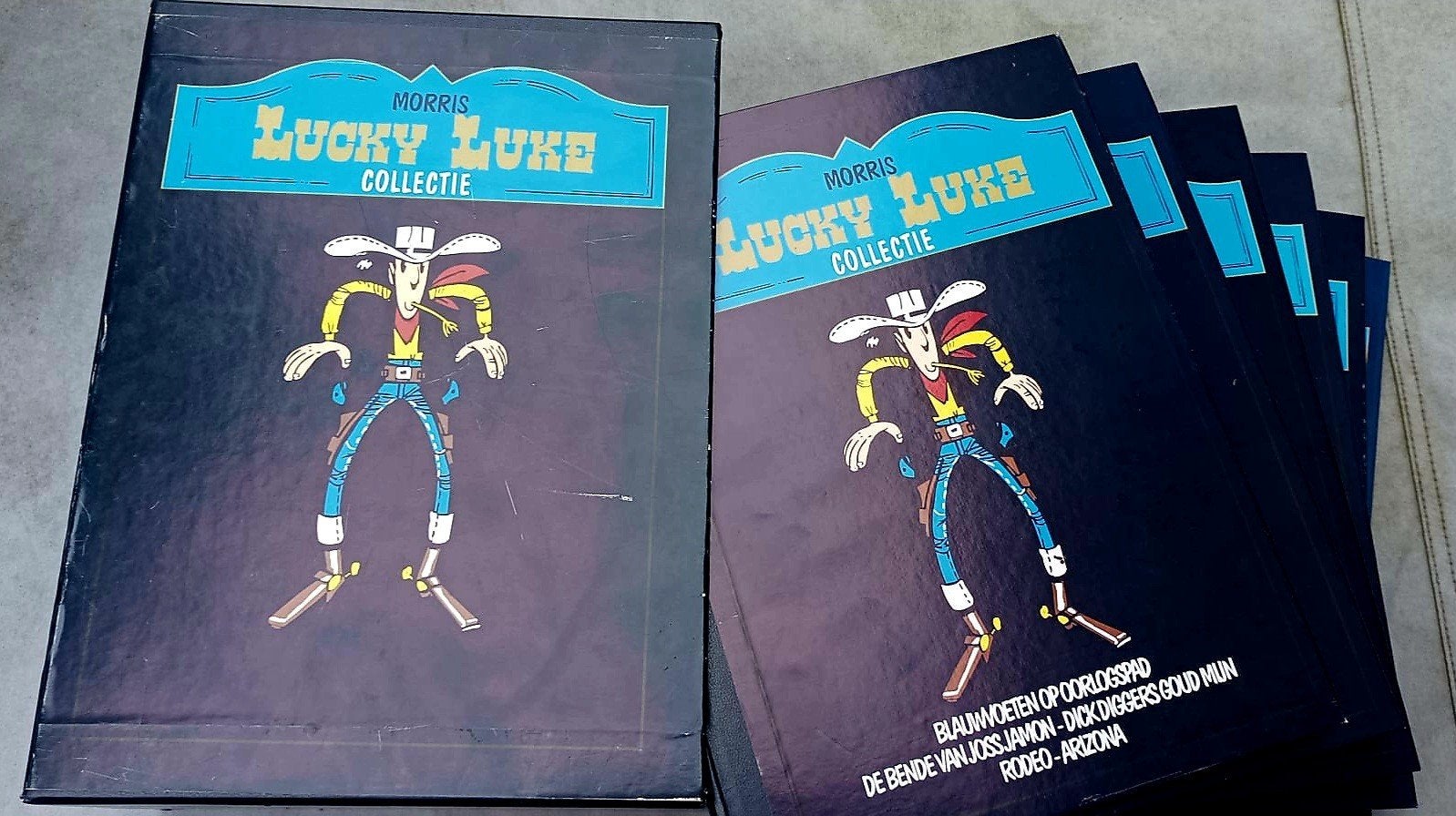 Grote collectie Suske & Wiske en Lucky Luke stripboeken, Meerdere stripboeken, Ophalen of Verzenden, Zo goed als nieuw