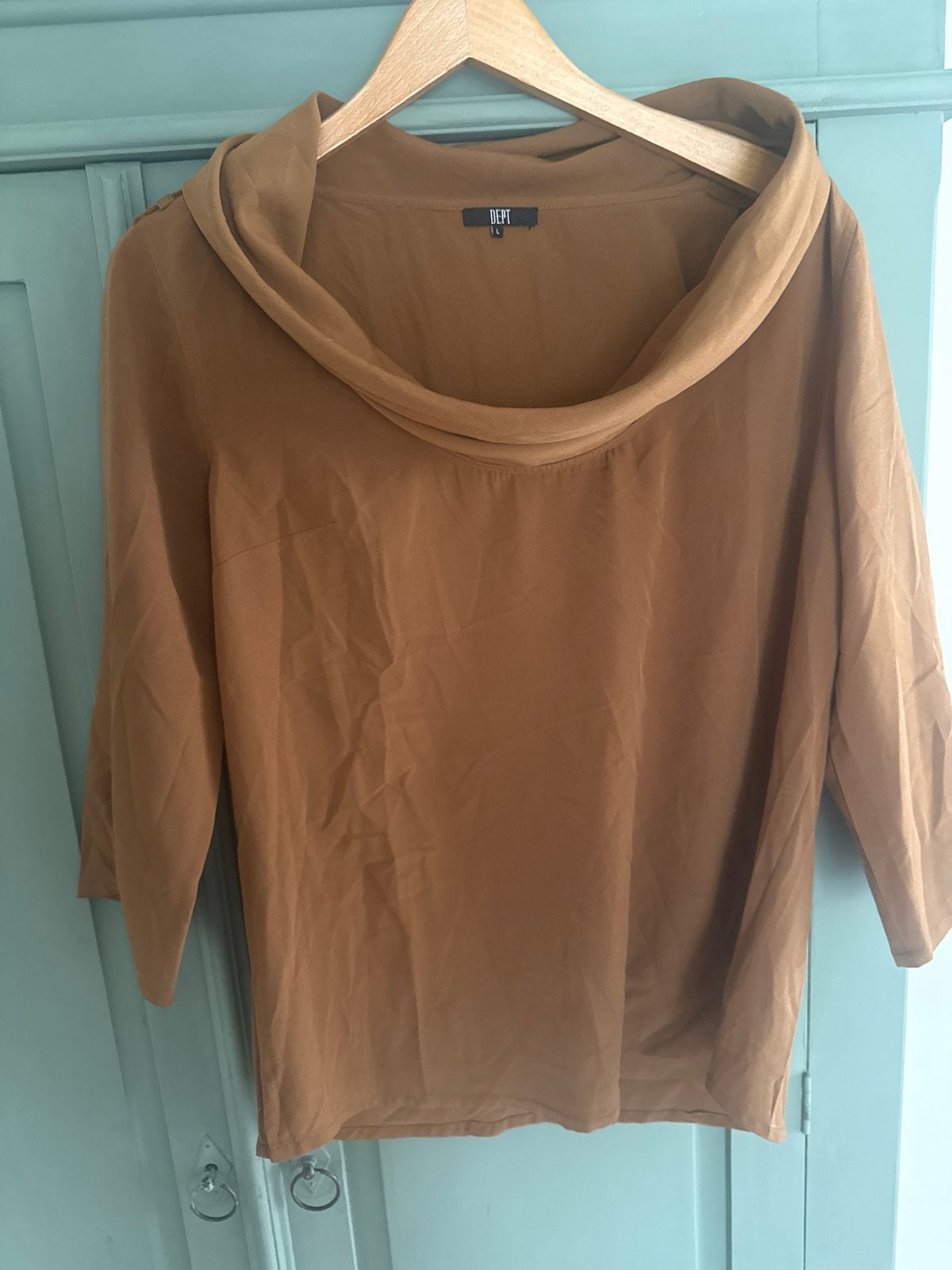 Dept blouse maat L, Ophalen of Verzenden, Gedragen, Maat 42/44 (L), Bruin