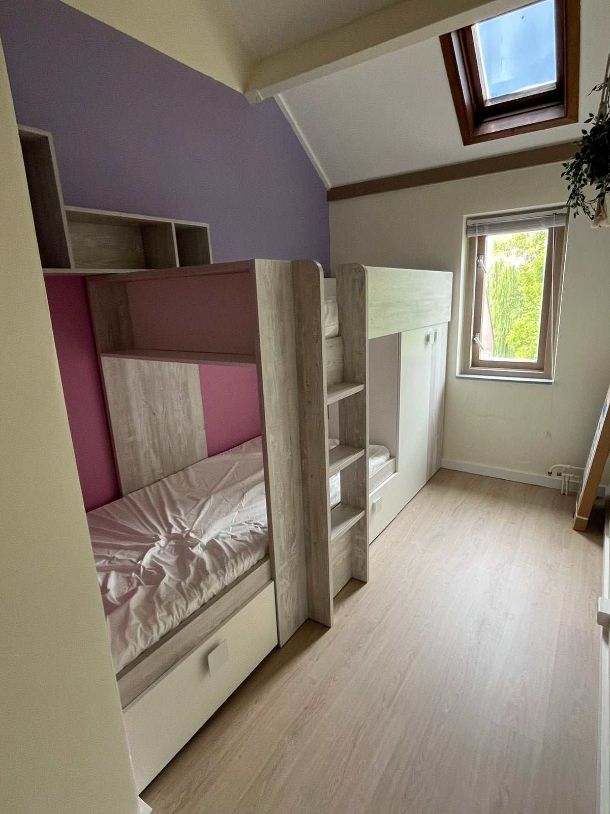 ZGAN kinder stapelbed complete kinderkamer, Huis en Inrichting, Slaapkamer | Complete slaapkamers, Ophalen, Zo goed als nieuw