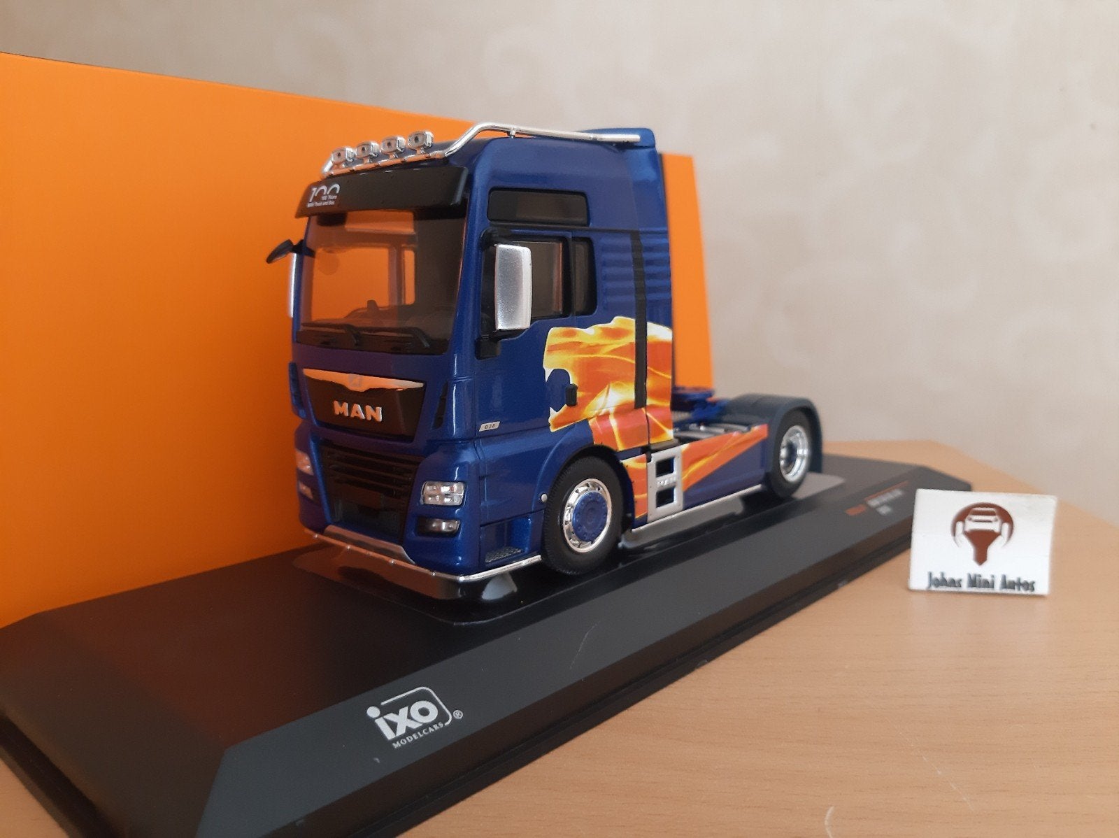 MAN TGX XXL 2020 Blauw-Metallic van IXO Trucks 1:43, Overige merken, Nieuw, IXO Trucks, Ophalen of Verzenden