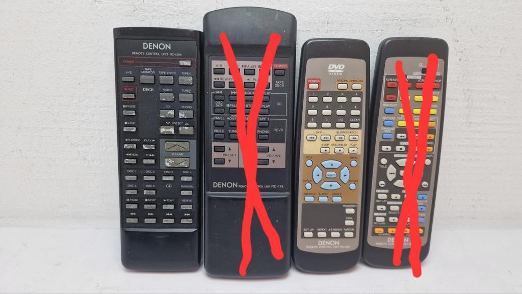 Denon afstandsbediening - RC-840 etc., Ophalen of Verzenden, Gebruikt, Origineel, Tv