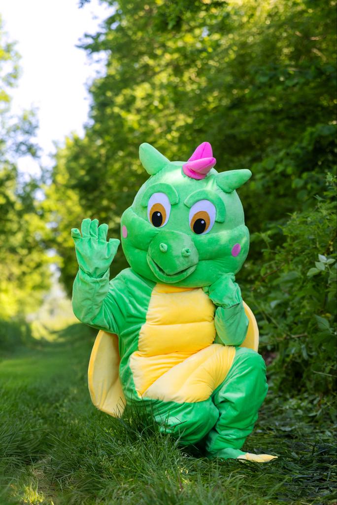 Vliegende Dino Kostuum te Huur - Perfect voor Feestjes!, Ophalen of Verzenden, Zo goed als nieuw