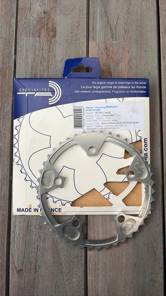 Campagnolo 10speed 42tand, Ophalen of Verzenden, Zo goed als nieuw, Racefiets, Derailleur of Ketting