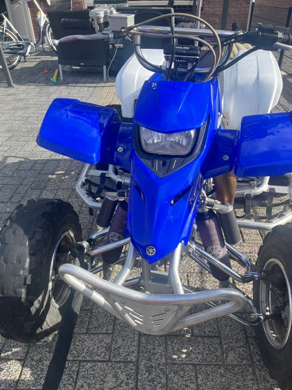 Yamaha Quad - Krachtige 2-takt met FMF uitlaat, 2 cilinders, Meer dan 35 kW