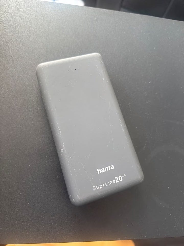 HAMA Supreme 20HD Powerbank - 20000 mAh, Ophalen of Verzenden, Gebruikt, HAMA