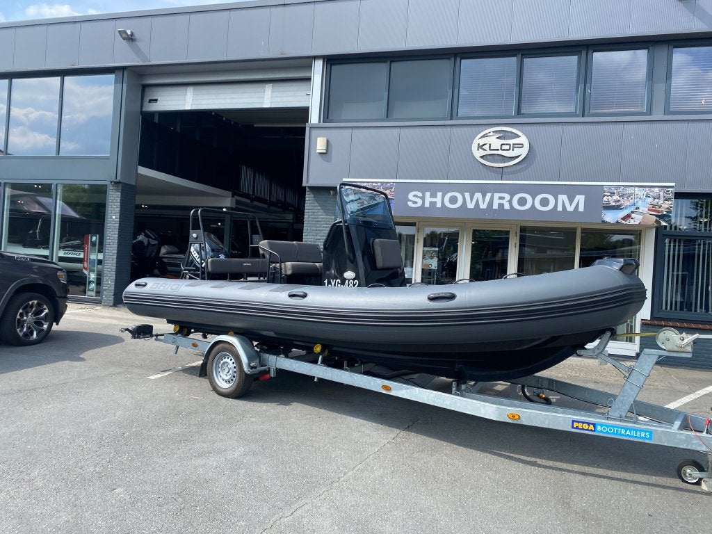 Brig navigator 610 met Suzuki 140 pk bouwjaar 2022, Watersport en Boten, Ophalen, Brig, Zo goed als nieuw, Zonnedek