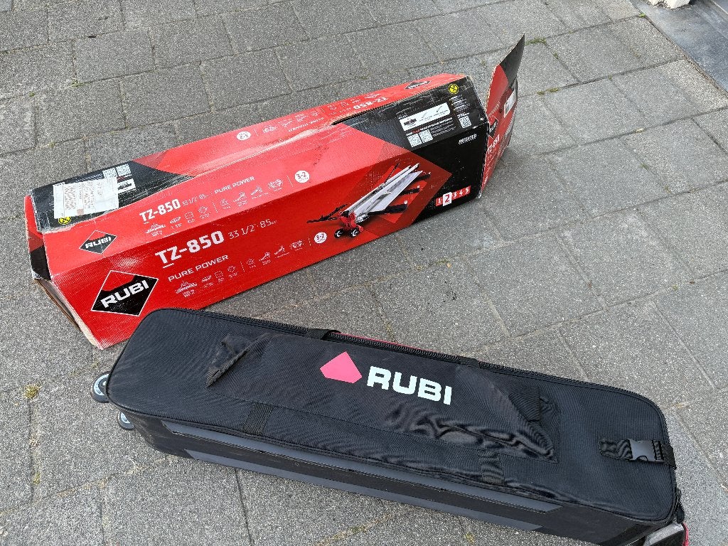 Rubi TZ-850 tegelsnijder, Ophalen, 60 cm of meer, Zo goed als nieuw, 10 m² of meer
