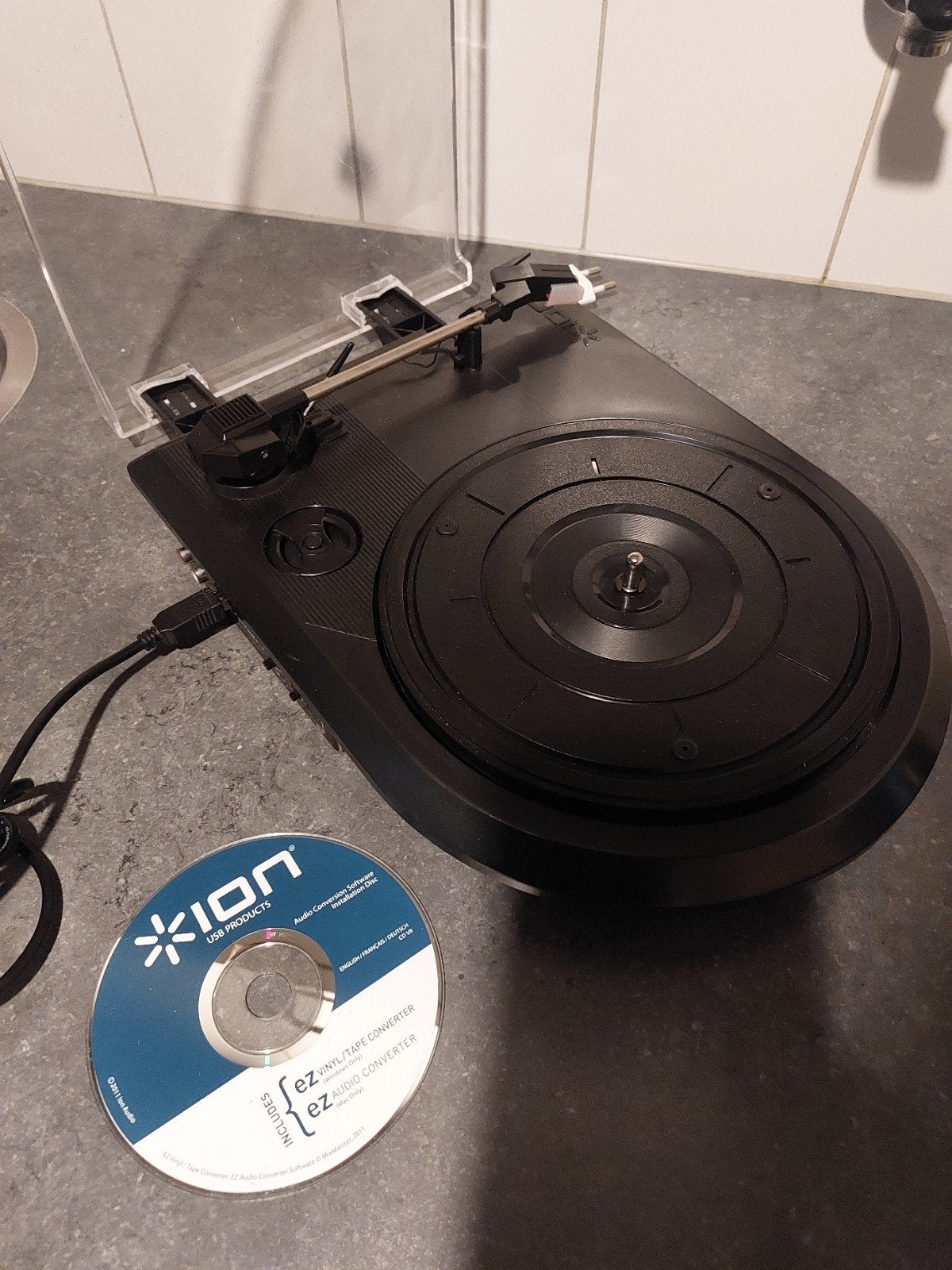Ion Quick Play LP USB Platenspeler, Overige merken, Gebruikt, Ophalen of Verzenden, USB-aansluiting