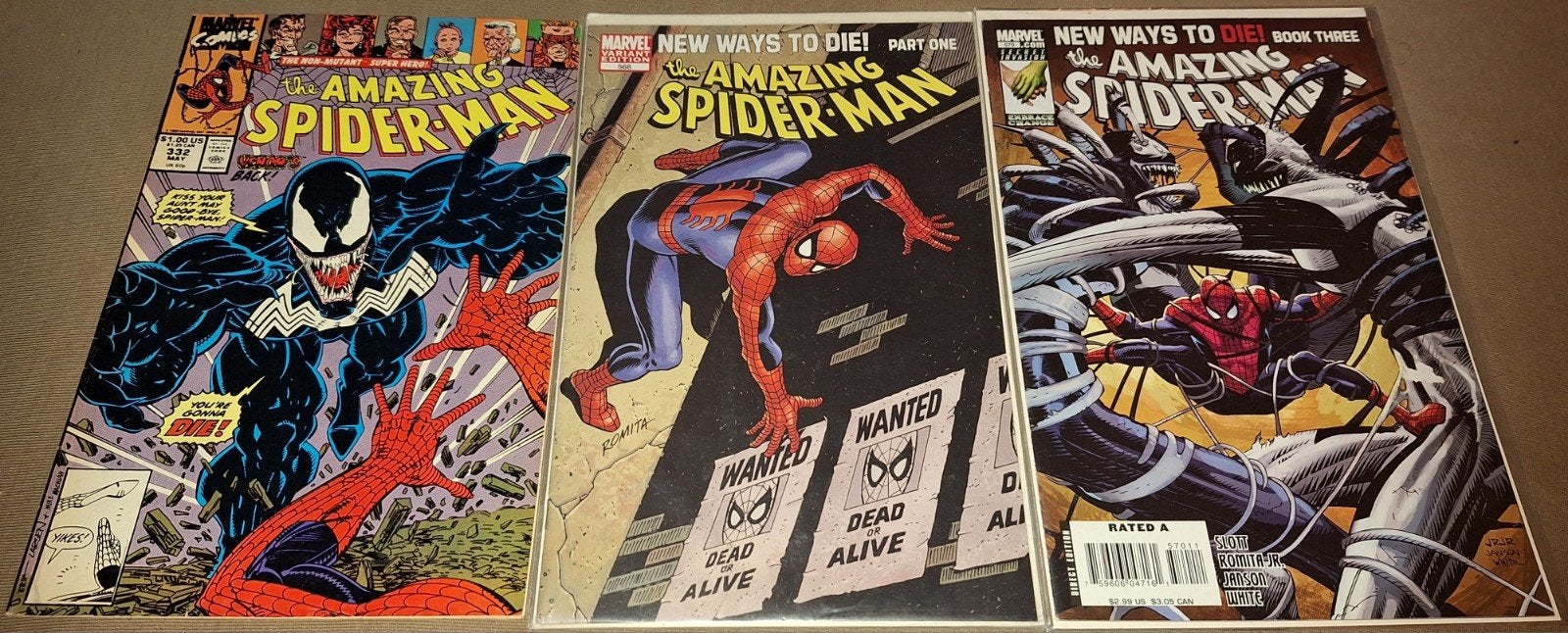 The Amazing Spider-Man • 332  568  570 • USA, Verzenden, Zo goed als nieuw, Amerika