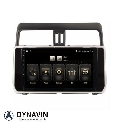 autonavigatie toyota landcruiser 150 carplay android auto