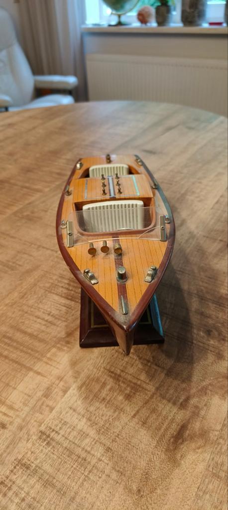 Vintage Houten model jacht., Ophalen
