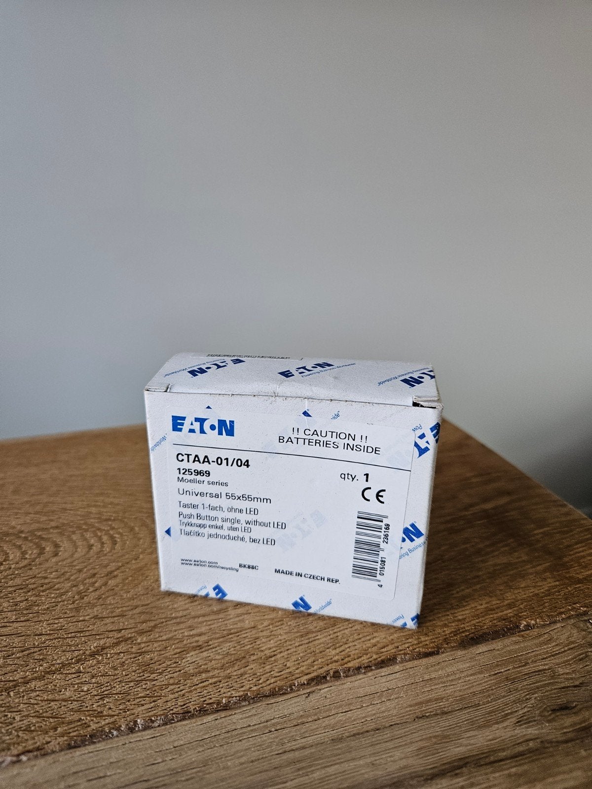 Eaton CTAA-01/04 Universele Drukknop Schakelaar, Verzenden, Nieuw, Eaton, Schakelaar