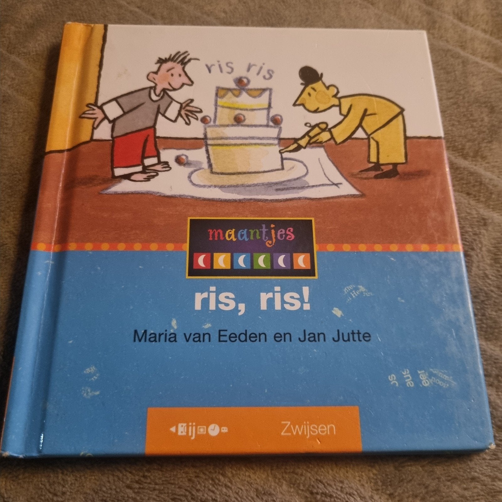 Maanjes: Ris, Ris! - Veilig Leren Lezen, Ophalen of Verzenden, Gelezen, Maria van Eeden en Jan Jutte, Non-fictie