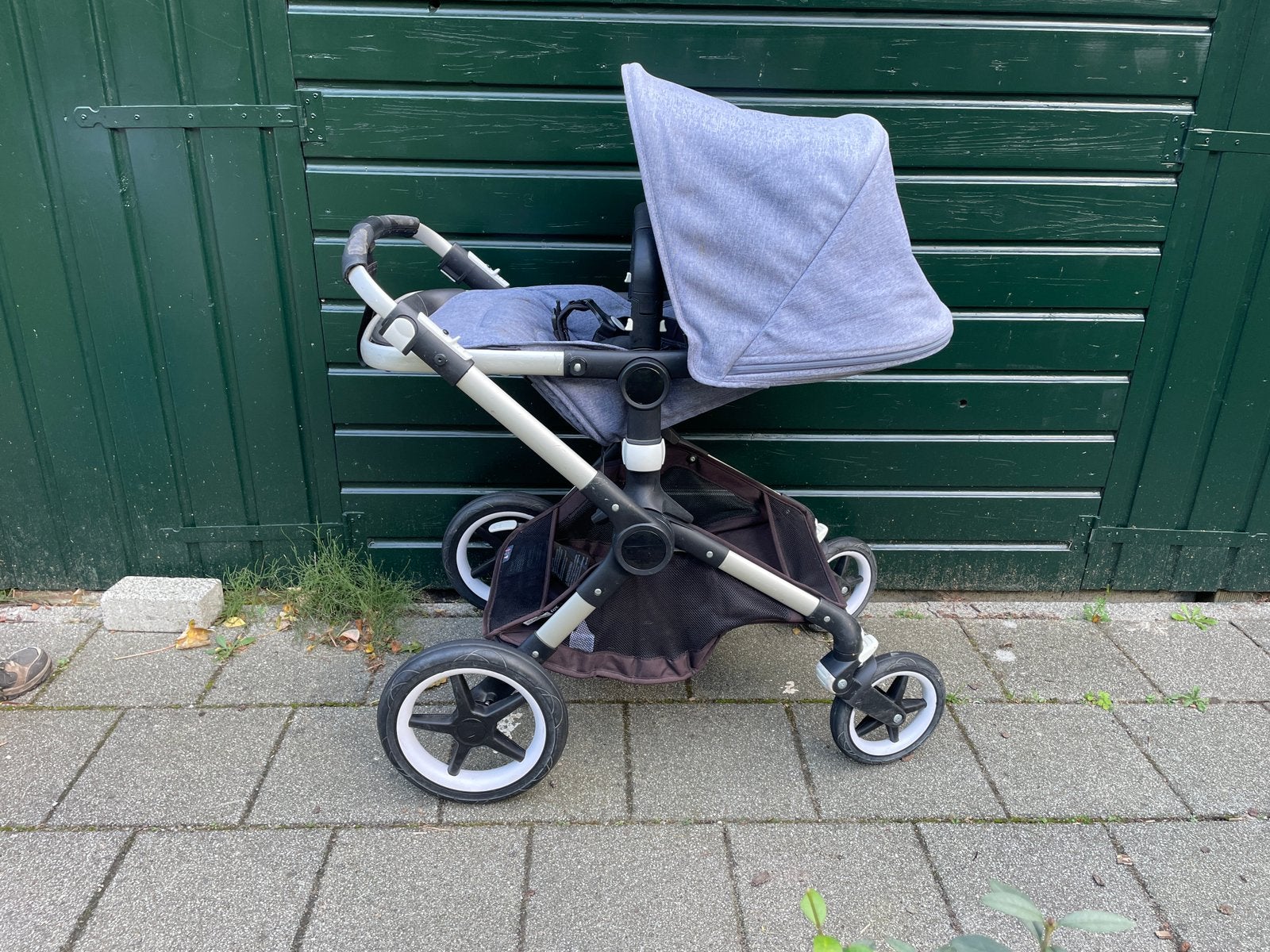 Bugaboo Fox kinderwagen en reiswieg blauw, Kinderen en Baby's, Ophalen, Gebruikt, Bugaboo, Combiwagen