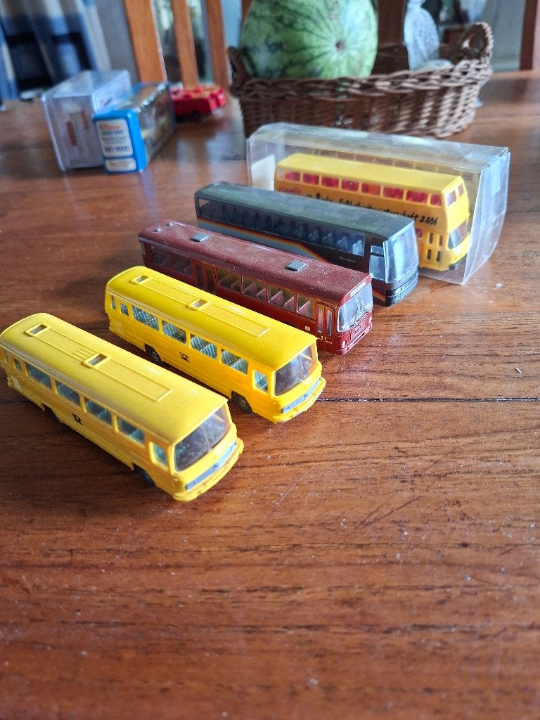 5x bus Wiking/herpa, Ophalen of Verzenden, Gebruikt, Bus of Vrachtwagen, Herpa