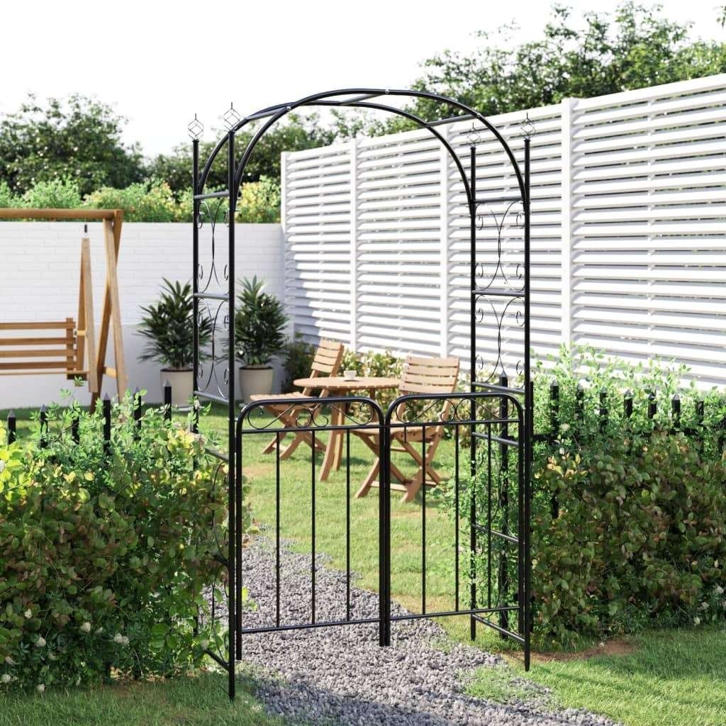 Rozenboog pergola met hekje tuinboog ijzer GRATIS BEZORGD!, Met poort, Verzenden, Nieuw, Nvt