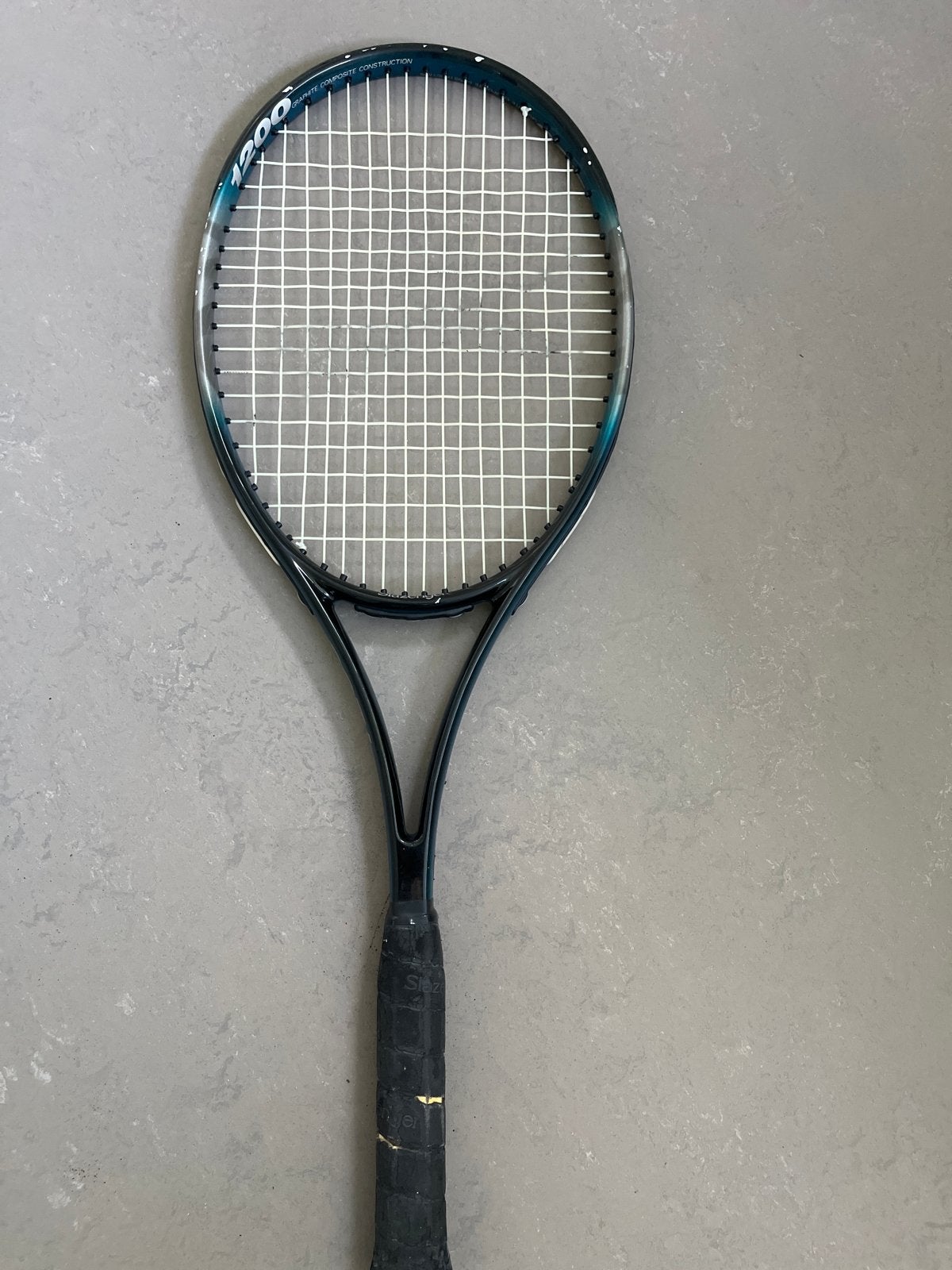 Vintage Slazenger Challenge 1200 Tennisracket Mid Size Head, Ophalen, Gebruikt, Racket, Overige merken