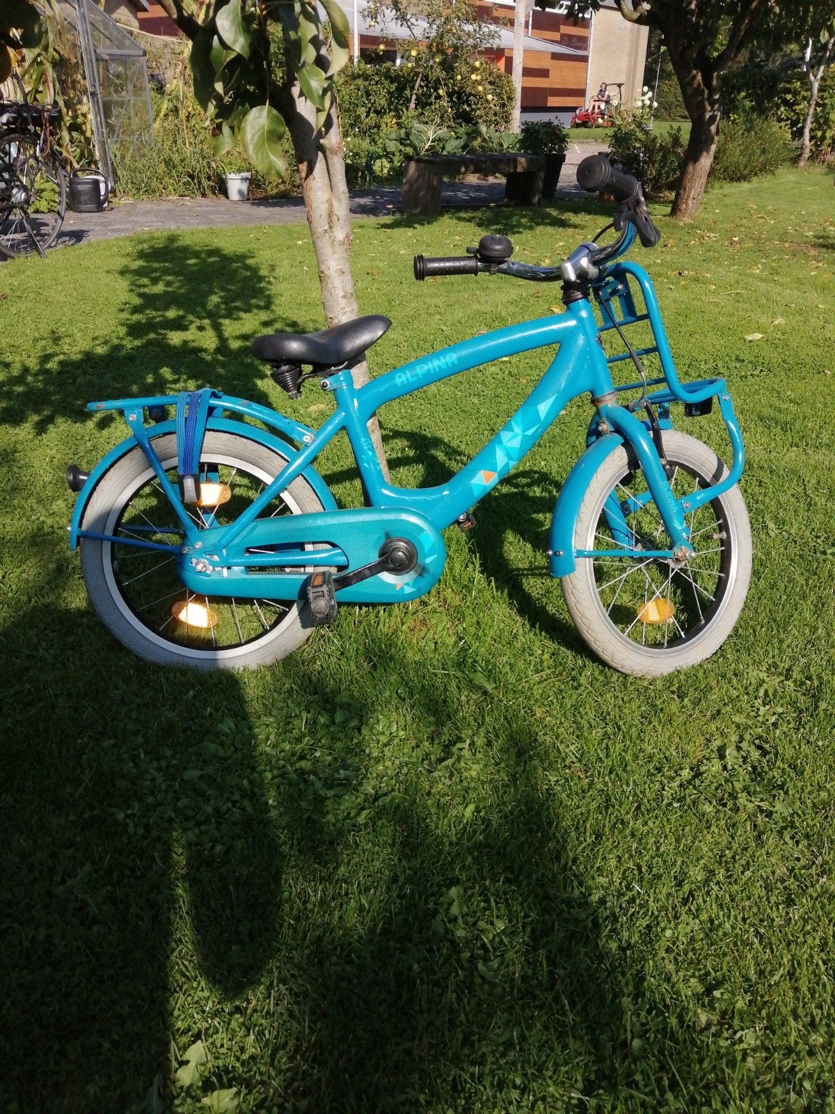 Alpina Club kinderfiets 16 inch met zijwieltjes, Fietsen en Brommers, Ophalen, Zijwieltjes, Alpina, 16 tot 20 inch