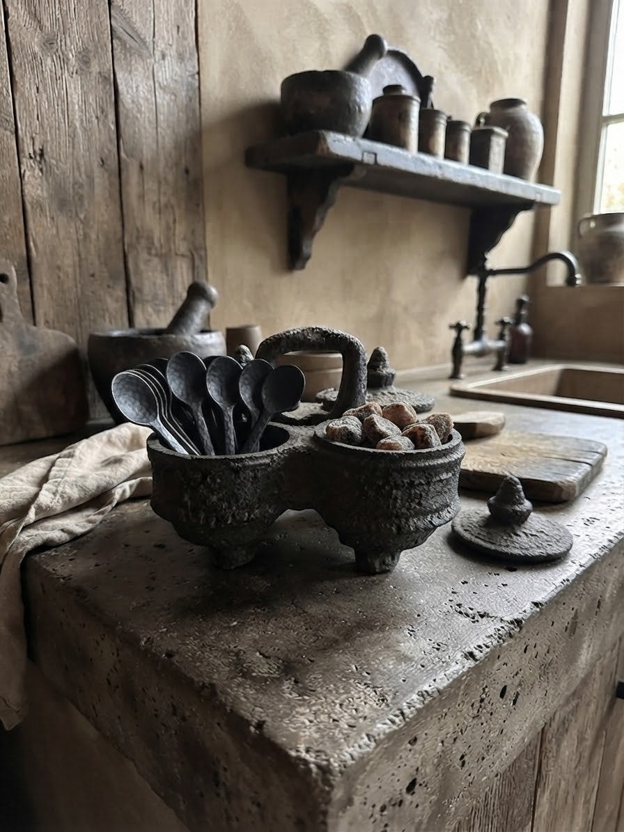 Terracotta specerijen bakjes uit India, Ophalen of Verzenden