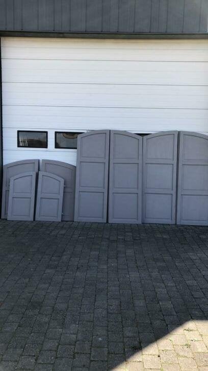 Prachtige zeer zware set meranti raamluiken (18 stuks), Doe-het-zelf en Verbouw, Ophalen, La belle porte, Jurgen.hoogenboezem@gmail.com