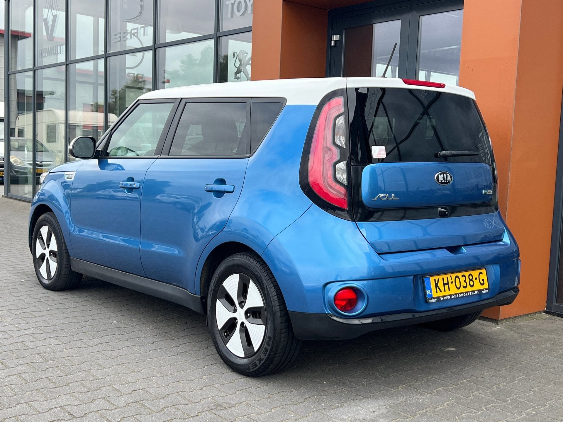 Kia Soul EV Executive 27 kWh SOH100%|Cruise|Camera|DAB+|Crui, Auto's, 212 km, Gebruikt, Blauw, 1465 kg