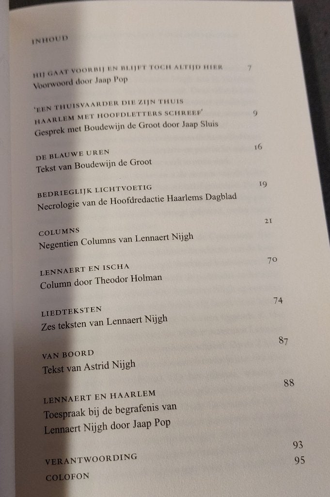 Lennaert Nijgh BOEK Verbeeld 2005 Boudewijn de Groot Haarlem, Gebruikt, Verzenden, NvT, Lennaert Nijgh